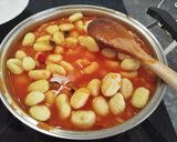 Foto del paso 5 de la receta: Gnocchi con soja texturizada y pisto, a mi manera y plato único