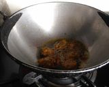 A picture of step 3 of Red lentil and nonia leaves fritters.