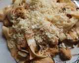 Foto del paso 7 de la receta: Fideos secos tagliatelle con mejillones