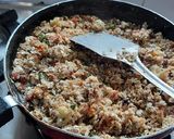 A picture of step 4 of Oats vegetables innovative upma.