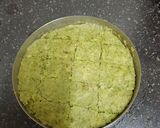 A picture of step 5 of Moong Bean Dhokla.