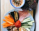 A picture of step 6 of Six-Flavor Spring Rolls :)))) (Dinner) Eat Clean.
