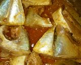A picture of step 5 of Fish qorma with chpati.
