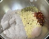 A picture of step 1 of 💯 Gluten-free Pizza Made With Ragi flour & Besan flour.