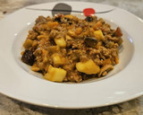 Foto del paso 8 de la receta: Salteado de carne picada, calabacín, champiñones y berenjena
