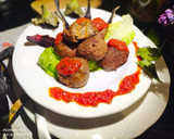 Foto del paso 6 de la receta: Albóndigas de Berenjena y Champiñones con Salsa de Tomate