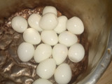 Telur Puyuh Kentang Masak Santan Pedas