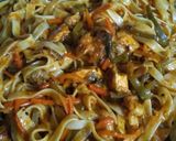 A picture of step 3 of Futticcine Red Sauce Pasta.
