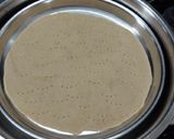 A picture of step 3 of No yeast Pizza(of whole wheat flour).
