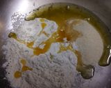 A picture of step 1 of Thandai Masala Bhakharvadi.
