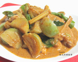 ♦泰泰風食尚廚房♦帕能咖哩炒圓茄雞肉的食譜步驟6照片