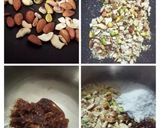 A picture of step 4 of Semolina Gulkand laddu.