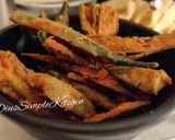 A picture of step 8 of Kurkuri Bhindi.