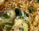 A picture of step 4 of Leeks in vegan cheese sauce 🌱.