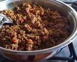 Foto del paso 3 de la receta: Berenjena y calabacín relleno de carne molida