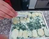 Foto del paso 5 de la receta: Torta de espinaca diferente sin huevo ¡al horno!