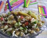 A picture of step 5 of Sweet & sour aloo chana chaat.