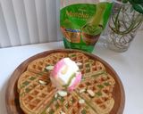 Foto langkah ke 5 dari resep Waffle Matcha.