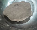 A picture of step 1 of Water Chestnut instant Sevai with coconut milk.