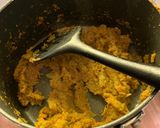 A picture of step 9 of Dum aloo.