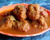 A picture of step 4 of Kaddu ka kofta.