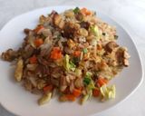 Foto del paso 4 de la receta: Arroz chaufa de champiñones