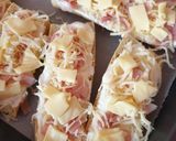 Une image de l'étape 3 de Brushettas jambon fromage #juillet.