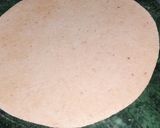 A picture of step 2 of Ajwain parantha.