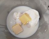 A picture of step 1 of Japanese Cheesecake.