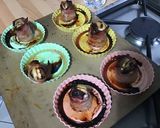 Une image de l'étape 9 de Figues au chèvre, miel et lard fumé.