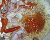 A picture of step 1 of Chinese fried rice.