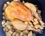 Une image de l'étape 3 de Poulet rôti / pommes de terre à l’air fryer.