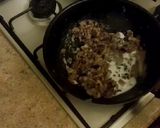 A picture of step 5 of Gregg's style cheese n onion pasties.