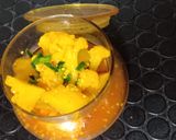 A picture of step 4 of Cauliflower aachar.