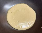 A picture of step 1 of Orange pancakes.