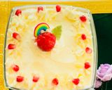 A picture of step 6 of #Rainbow Contest# Day 512/06/2018Rainbow shrikhand.