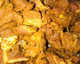 A picture of step 3 of Nigerian beef kebab.