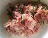 Hình bước làm 1 của món Chả cuốn xương xông lá lốt