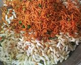 A picture of step 7 of Murmura Bhel or Sukha Bhel.