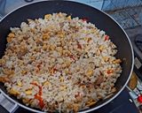 Foto langkah ke 2 dari resep Nasi Goreng Mentega.