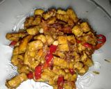 Foto langkah ke 6 dari resep Tumis tempe tahu.