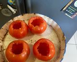 Foto del paso 1 de la receta: Tomate relleno 🍅💗