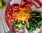 A picture of step 3 of Tossed salad.