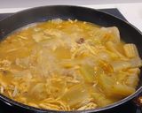 Foto del paso 5 de la receta: Cardo con Pollo Mechado al Curry, Piñones y Semillas de Girasol