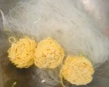 Hình bước làm 1 của món Cơm chayMì bún xào rau củCanh mướp nấmChả giò chay