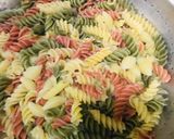 A picture of step 2 of Coloured pasta.