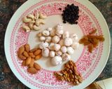 A picture of step 2 of Sattu blueberry nutty Laddu.
