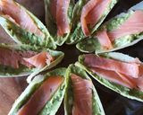 A picture of step 3 of Endive Boats with Avocado, Creamy Cheese, and Smoked Salmon.