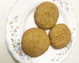 A picture of step 6 of Peanut butter cookies.