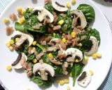 Foto del paso 8 de la receta: Ensalada de espinaca y jamón :)